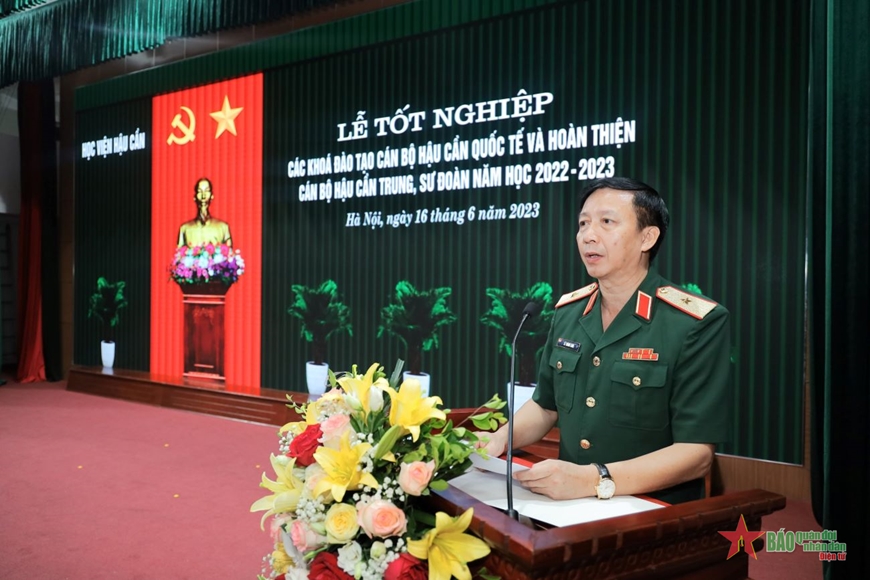 HỌC VIỆN HẬU CẦN TỔ CHỨC LỄ TỐT NGHIỆP ĐỢT 2 CÁC KHÓA ĐÀO TẠO NĂM HỌC 2022-2023