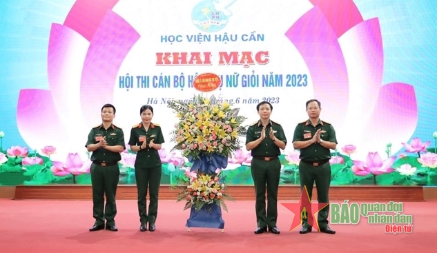 HỌC VIỆN HẬU CẦN KHAI MẠC HỘI THI CÁN BỘ HỘI PHỤ NỮ GIỎI NĂM 2023