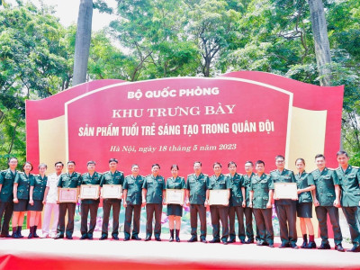 HỌC VIỆN HẬU CẦN ĐẠT THÀNH TÍCH CAO THAM GIA GIẢI THƯỞNG TUỔI TRẺ SÁNG TẠO TRONG QUÂN ĐỘI LẦN THỨ 23