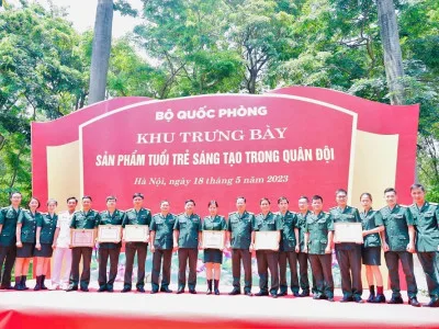 HỌC VIỆN HẬU CẦN ĐẠT THÀNH TÍCH CAO THAM GIA GIẢI THƯỞNG TUỔI TRẺ SÁNG TẠO TRONG QUÂN ĐỘI LẦN THỨ 23