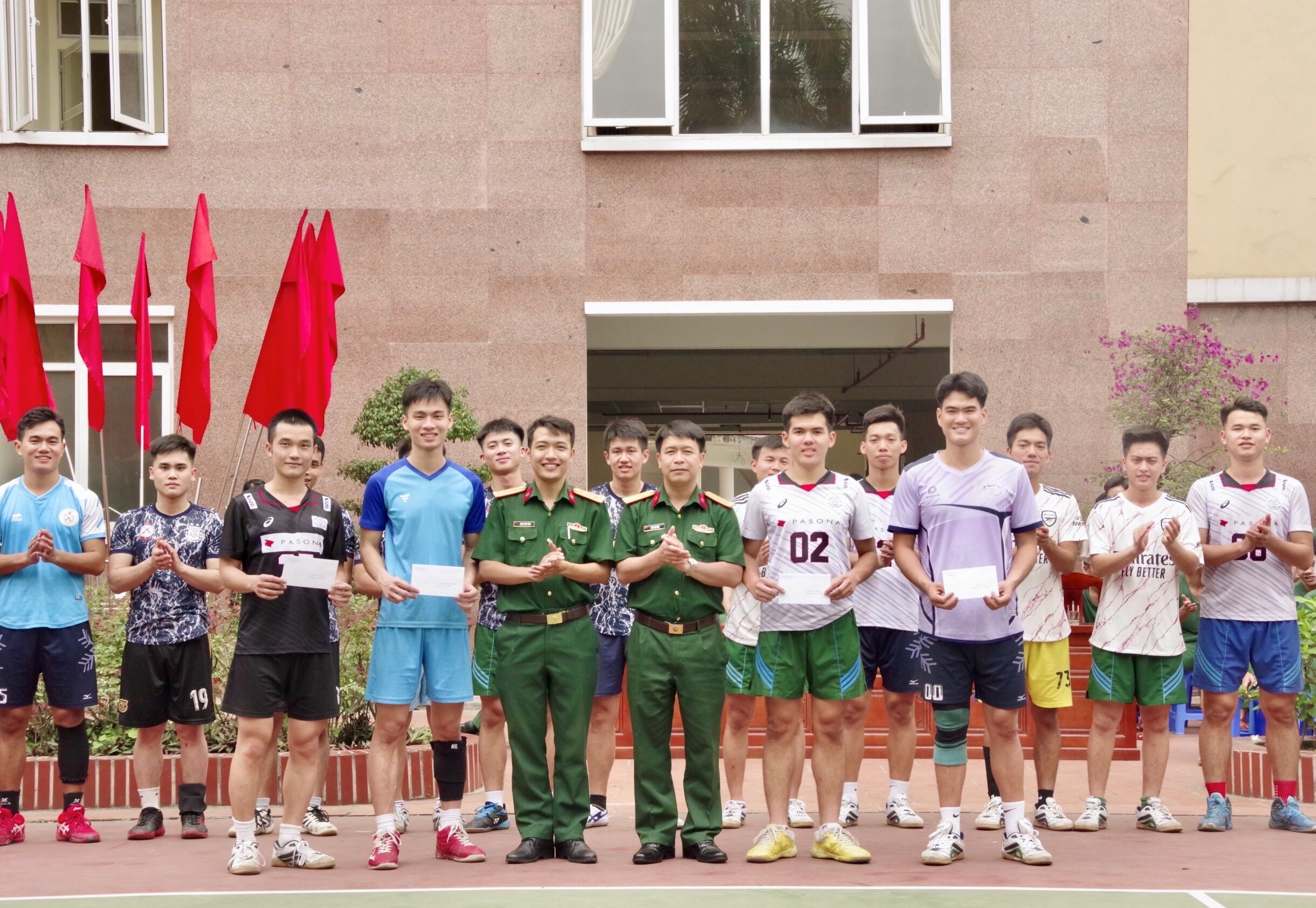 SÔI NỔI GIẢI BÓNG CHUYỀN CỦA ĐOÀN CƠ SỞ TIỂU ĐOÀN 3