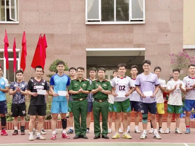 SÔI NỔI GIẢI BÓNG CHUYỀN CỦA ĐOÀN CƠ SỞ TIỂU ĐOÀN 3