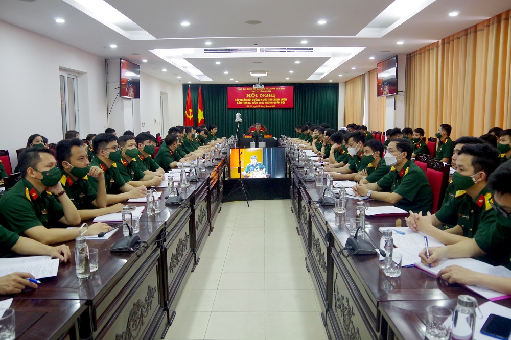 TẬP HUẤN BỒI DƯỠNG CUỘC THI CHÍNH LUẬN VỀ BẢO VỆ NỀN TẢNG TƯ TƯỞNG CỦA ĐẢNG