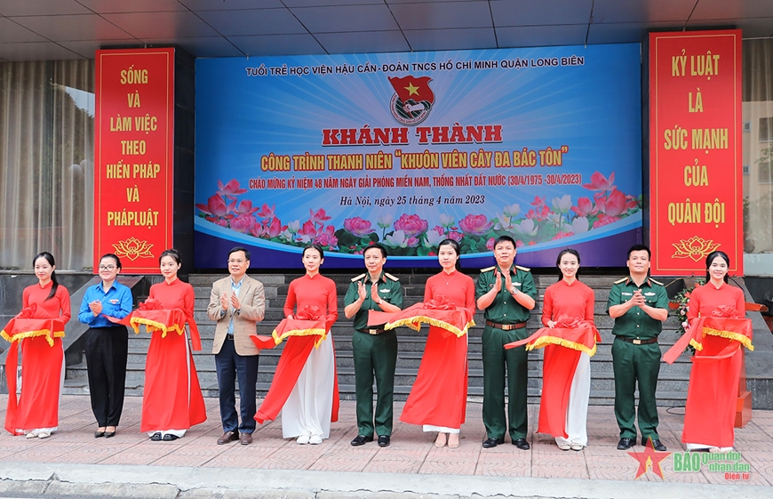 HỌC VIỆN HẬU CẦN VÀ ĐOÀN THANH NIÊN CỘNG SẢN HỒ CHÍ MINH QUẬN LONG BIÊN TĂNG CƯỜNG PHỐI HỢP HOẠT ĐỘNG CÔNG TÁC ĐOÀN