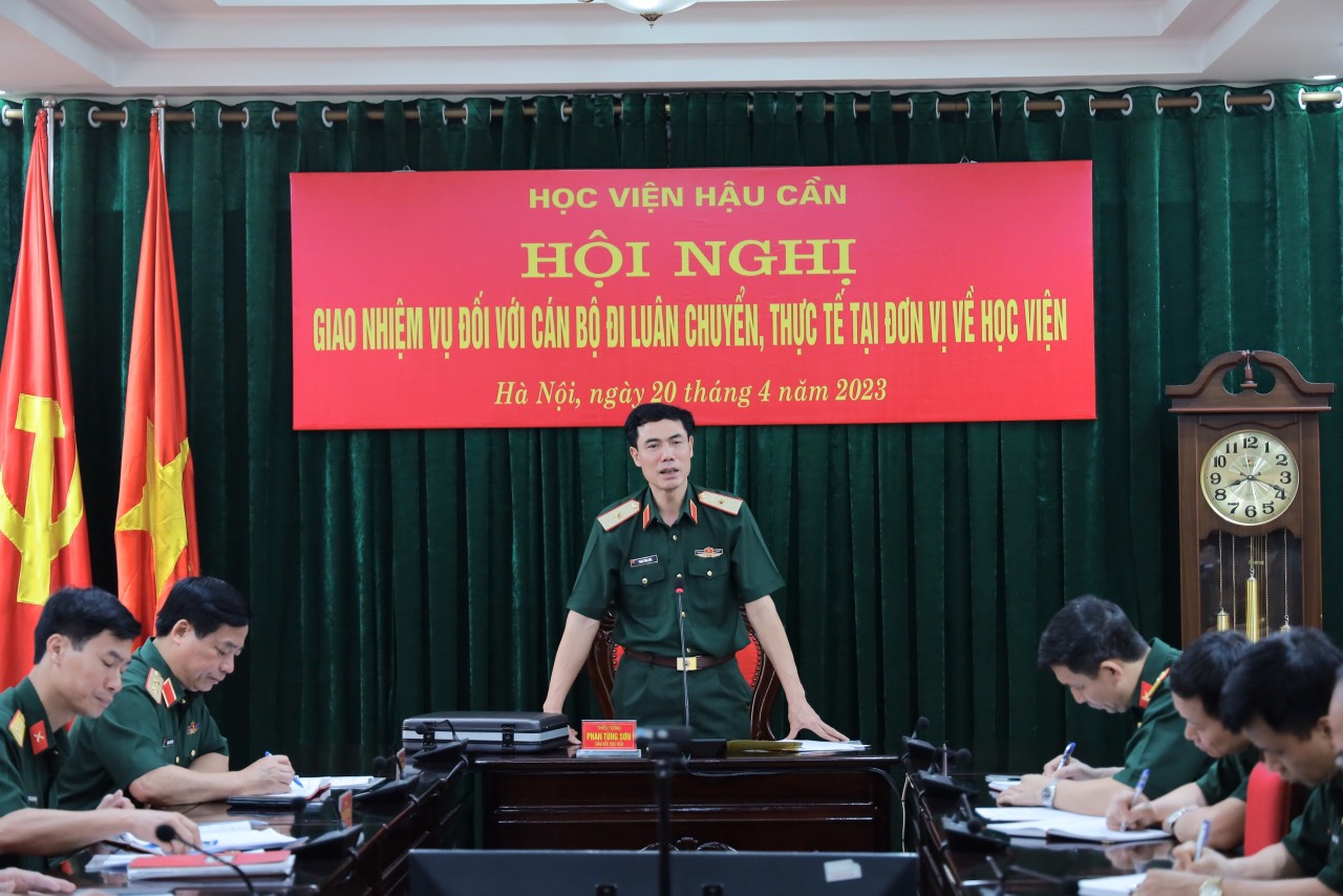 NẮM TÌNH HÌNH, GIAO NHIỆM VỤ ĐỐI VỚI CÁN BỘ, GIẢNG VIÊN ĐI LUÂN CHUYỂN, THỰC TẾ ĐƠN VỊ VỀ HỌC VIỆN