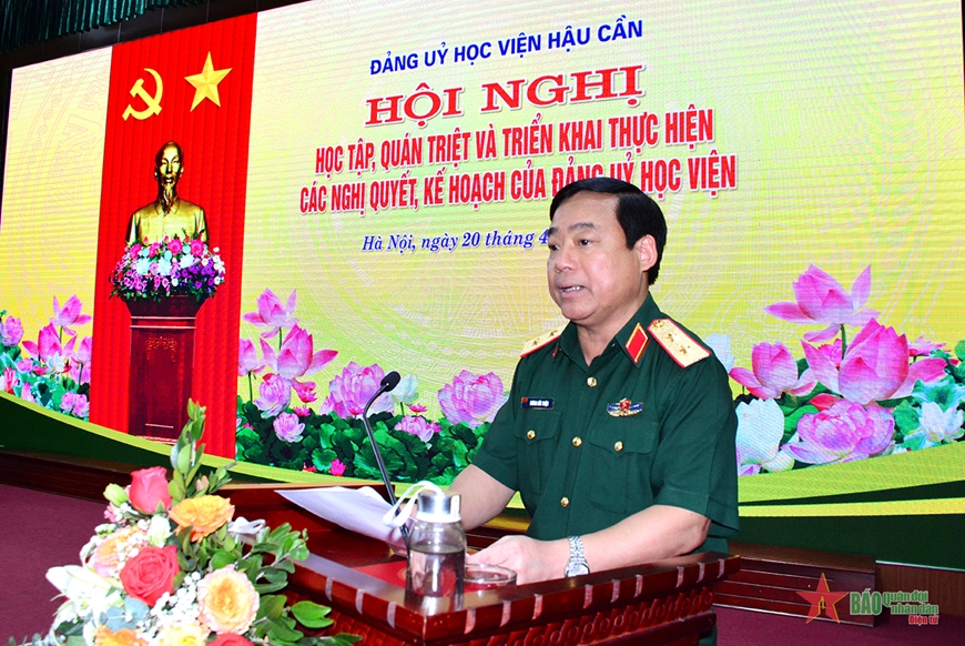 HỌC VIỆN HẬU CẦN HỌC TẬP, QUÁN TRIỆT, TRIỂN KHAI THỰC HIỆN CÁC NGHỊ QUYẾT VỀ GIÁO DỤC VÀ ĐÀO TẠO