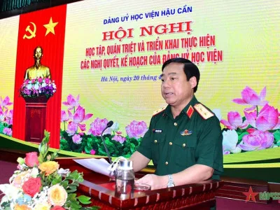 HỌC VIỆN HẬU CẦN HỌC TẬP, QUÁN TRIỆT, TRIỂN KHAI THỰC HIỆN CÁC NGHỊ QUYẾT VỀ GIÁO DỤC VÀ ĐÀO TẠO