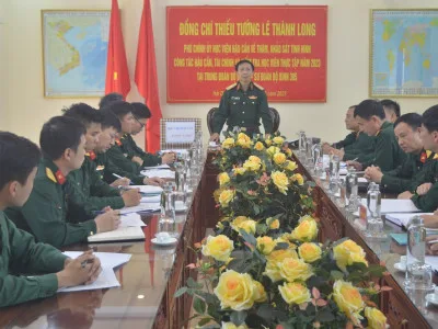 KẾT QUẢ KIỂM TRA HỌC VIÊN KHÓA 16 - ĐÀO TẠO CBHC CẤP CHIẾN THUẬT, CHIẾN DỊCH; KHÓA 25, 26 - ĐÀO TẠO SQHC CẤP PHÂN ĐỘI TRÌNH ĐỘ ĐẠI HỌC ĐI THỰC TẬP TỐT NGHIỆP NĂM HỌC 2022 - 2023