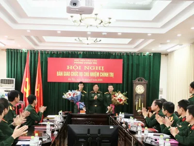 HỘI NGHỊ BÀN GIAO CHỨC VỤ CHỦ NHIỆM CHÍNH TRỊ