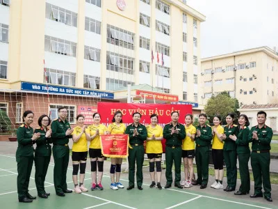 GIẢI THỂ THAO QUẦN CHÚNG HỌC VIỆN HẬU CẦN NĂM 2023 KẾT THÚC TỐT ĐẸP