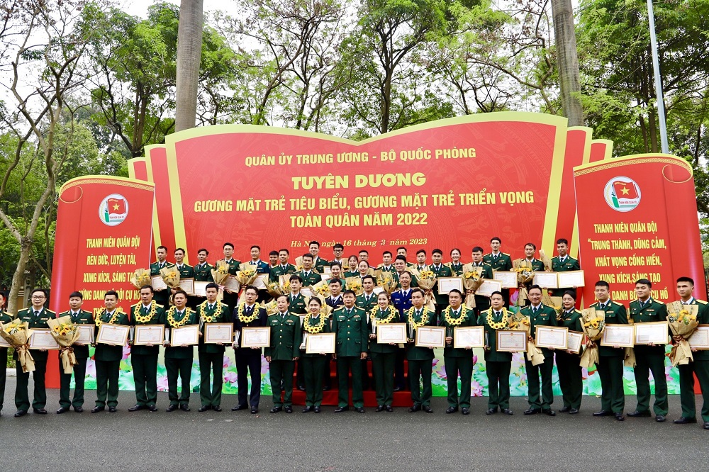 HỌC VIỆN HẬU CẦN THAM DỰ TUYÊN DƯƠNG GƯƠNG MẶT TRẺ TIÊU BIỂU, GƯƠNG MẶT TRẺ TRIỂN VỌNG TOÀN QUÂN NĂM 2022