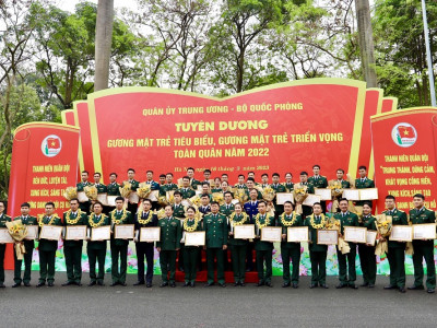 HỌC VIỆN HẬU CẦN THAM DỰ TUYÊN DƯƠNG GƯƠNG MẶT TRẺ TIÊU BIỂU, GƯƠNG MẶT TRẺ TRIỂN VỌNG TOÀN QUÂN NĂM 2022