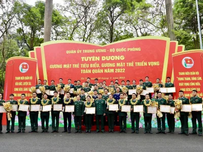 HỌC VIỆN HẬU CẦN THAM DỰ TUYÊN DƯƠNG GƯƠNG MẶT TRẺ TIÊU BIỂU, GƯƠNG MẶT TRẺ TRIỂN VỌNG TOÀN QUÂN NĂM 2022