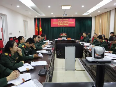HỘI NGHỊ TRỰC TUYẾN TRIỂN KHAI THỰC HIỆN NQ 1657 CỦA QUTW VỀ CÔNG TÁC GD, ĐT TRONG TÌNH HÌNH MỚI
