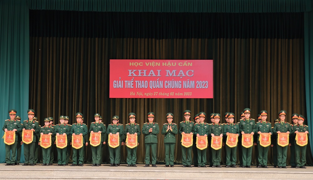 HỌC VIỆN HẬU CẦN KHAI MẠC GIẢI THỂ THAO QUẦN CHÚNG NĂM 2023