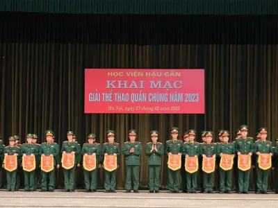 HỌC VIỆN HẬU CẦN KHAI MẠC GIẢI THỂ THAO QUẦN CHÚNG NĂM 2023