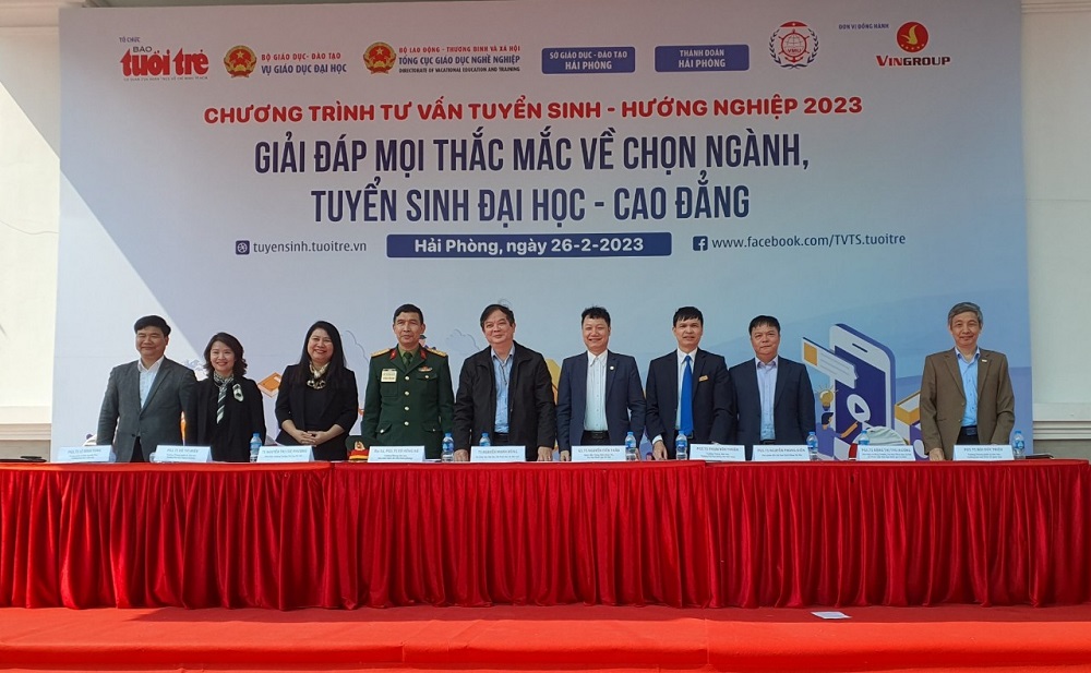 HỌC VIỆN HẬU CẦN THAM GIA  CHƯƠNG TRÌNH TƯ VẤN TUYỂN SINH, HƯỚNG NGHIỆP NĂM 2023 TẠI TRƯỜNG ĐẠI HỌC HÀNG HẢI, THÀNH PHỐ HẢI PHÒNG
