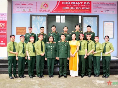 HỌC VIỆN HẬU CẦN TỔ CHỨC NGÀY HỘI HIẾN MÁU TÌNH NGUYỆN  “CHỦ NHẬT ĐỎ” NĂM 2023