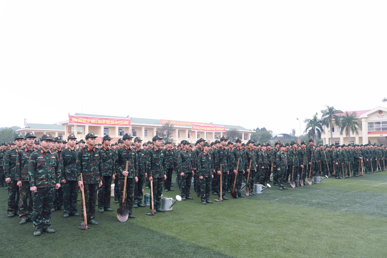 HỌC VIỆN HẬU CẦN TỔ CHỨC TẾT TRỒNG CÂY XUÂN QUÝ MÃO NĂM 2023