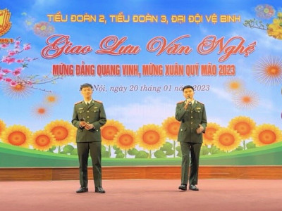 HỌC VIỆN HẬU CẦN:GIAO LƯU VĂN NGHỆ “MỪNG ĐẢNG QUANG VINH, MỪNG XUÂN QUÝ MÃO 2023”