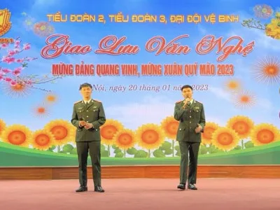 HỌC VIỆN HẬU CẦN:GIAO LƯU VĂN NGHỆ “MỪNG ĐẢNG QUANG VINH, MỪNG XUÂN QUÝ MÃO 2023”