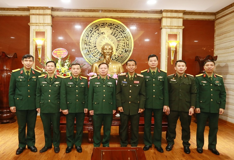 HỌC VIỆN HẬU CẦN QUÂN ĐỘI NHÂN DÂN LÀO THĂM VÀ CHÚC TẾT HỌC VIỆN HẬU CẦN QĐND VIỆT NAM
