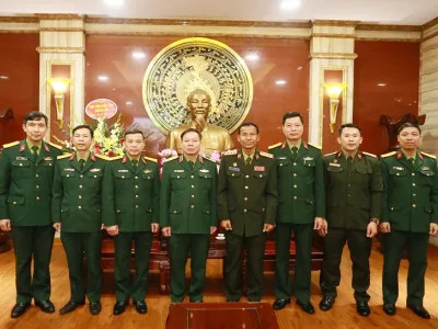HỌC VIỆN HẬU CẦN QUÂN ĐỘI NHÂN DÂN LÀO THĂM VÀ CHÚC TẾT HỌC VIỆN HẬU CẦN QĐND VIỆT NAM