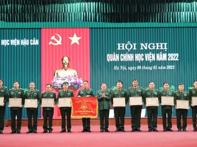 HỌC VIỆN HẬU CẦN TỔ CHỨC HỘI NGHỊ QUÂN CHÍNH NĂM 2022