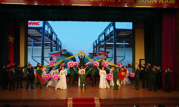 TIỂU ĐOÀN 1 TỔ CHỨC THÀNH CÔNG HỘI THI HÁT CÁC BÀI HÁT QUY ĐỊNH TRONG QUÂN ĐỘI, NGÀNH HẬU CẦN VÀ TRUYỀN THỐNG HỌC VIỆN HẬU CẦN