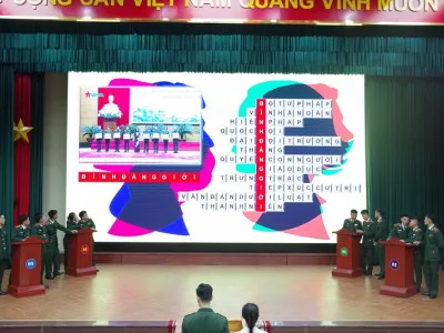 TIỂU ĐOÀN 3 TỔ CHỨC HỘI THI TUYÊN TRUYỀN VÀ TÌM HIỂU KIẾN THỨC PHÁP LUẬT