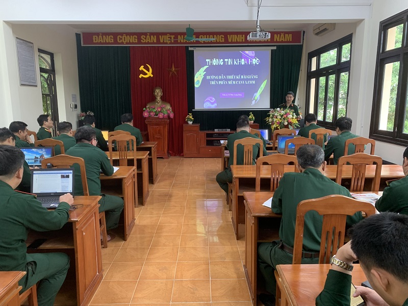 KHOA CÔNG TÁC ĐẢNG, CÔNG TÁC CHÍNH TRỊ TỔ CHỨC THÔNG TIN KHOA HỌC CHUYÊN ĐỀ “HƯỚNG DẪN THIẾT KẾ BÀI GIẢNG ĐIỆN TỬ TRÊN PHẦN MỀM CANVA”