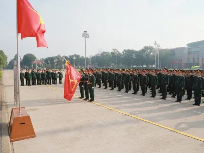 HỌC VIỆN HẬU CẦN TỔ CHỨC LỄ HỨA QUYẾT TÂM VÀ GIÁO DỤC TRUYỀN THỐNG CHO CÁC HỌC VIÊN