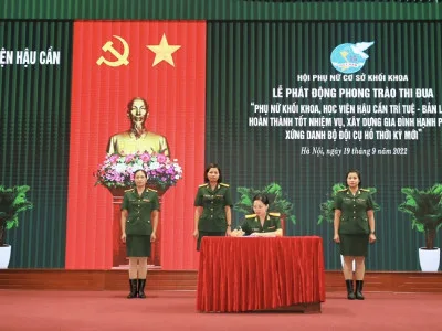 HỘI PHỤ NỮ CƠ SỞ KHỐI KHOA QUYẾT TÂM HOÀN THÀNH XUẤT SẮC PHONG TRÀO THI ĐUA