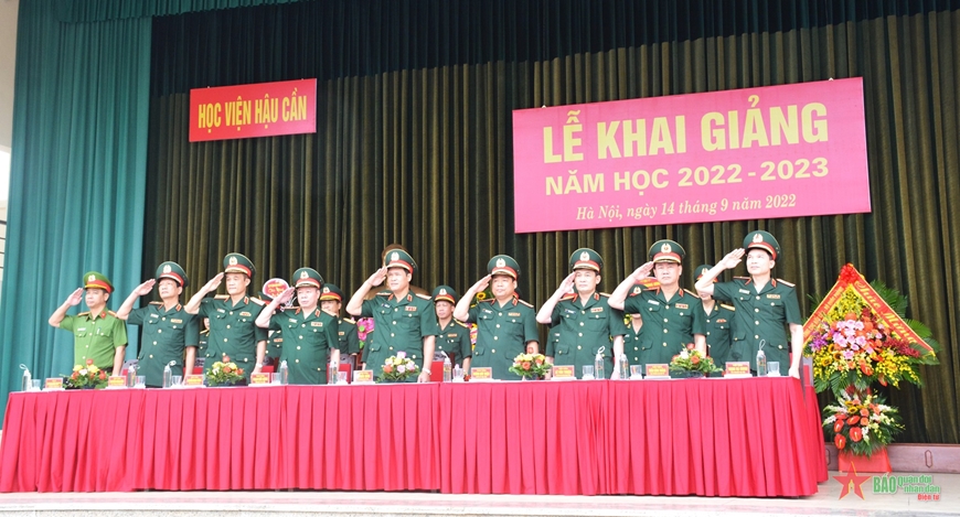 HỌC VIỆN HẬU CẦN TỔ CHỨC KHAI GIẢNG NĂM HỌC 2022-2023