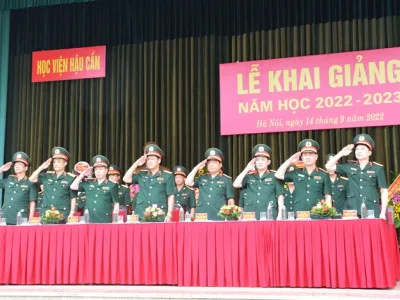 HỌC VIỆN HẬU CẦN TỔ CHỨC KHAI GIẢNG NĂM HỌC 2022-2023
