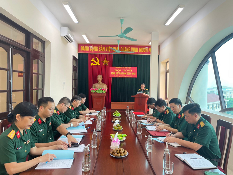 PHÒNG SAU ĐẠI HỌC TỔ CHỨC HỘI NGHỊ TỔNG KẾT NĂM HỌC 2021-2022