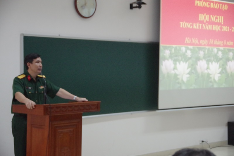 PHÒNG ĐÀO TẠO TỔ CHỨC HỘI NGHỊ TỔNG KẾT  NĂM HỌC 2021 – 2022