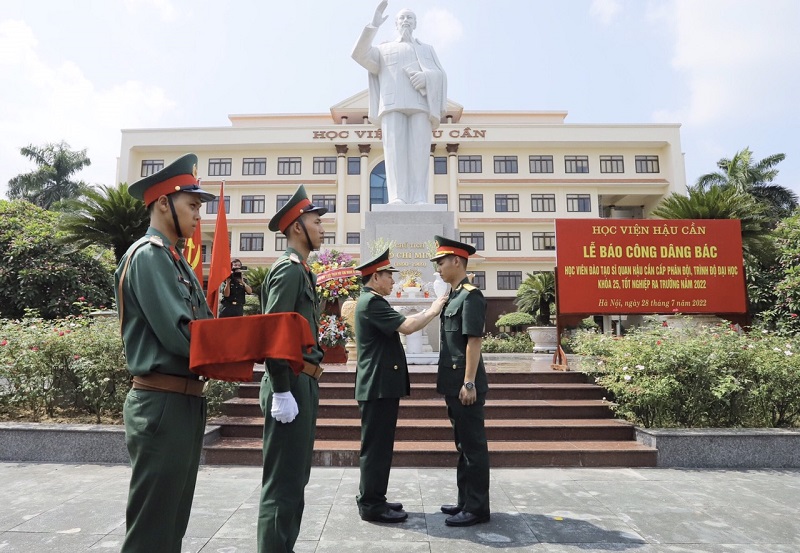 HỌC VIỆN HẬU CẦN TỔ CHỨC LỄ TỐT NGHIỆP CÁC KHÓA ĐÀO TẠO RA TRƯỜNG NĂM HỌC 2021-2022