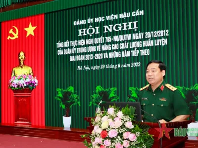 HỌC VIỆN HẬU CẦN ĐỘT PHÁ NÂNG CAO CHẤT LƯỢNG HUẤN LUYỆN TRONG GIAI ĐOẠN MỚI