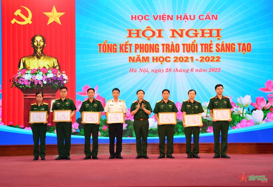 HỌC VIỆN HẬU CẦN TỔNG KẾT PHONG TRÀO TUỔI TRẺ SÁNG TẠO NĂM HỌC 2021-2022