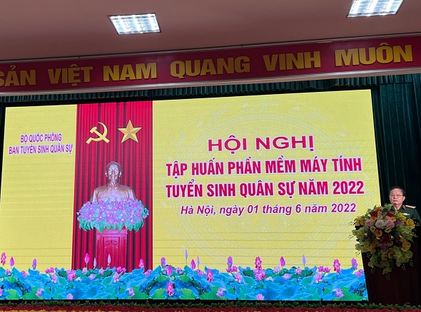 HỘI ĐỒNG TUYỂN SINH HỌC VIỆN HẬU CẦN  TỔ CHỨC HỘI NGHỊ THÔNG QUA KẾT QUẢ THẨM ĐỊNH  HỒ SƠ SƠ TUYỂN NĂM 2022