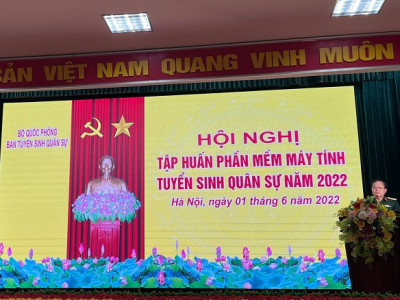 HỘI ĐỒNG TUYỂN SINH HỌC VIỆN HẬU CẦN  TỔ CHỨC HỘI NGHỊ THÔNG QUA KẾT QUẢ THẨM ĐỊNH  HỒ SƠ SƠ TUYỂN NĂM 2022