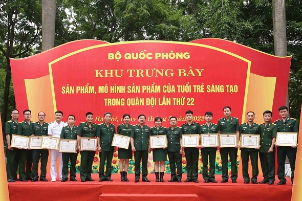 HỌC VIỆN HẬU CẦN ĐẠT THÀNH TÍCH CAO THAM GIA GIẢI THƯỞNG TUỔI TRẺ SÁNG TẠO TRONG QUÂN ĐỘI LẦN THỨ 22