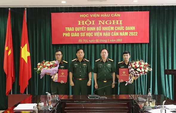 HỌC VIỆN TRAO QUYẾT ĐỊNH BỔ NHIỆM CHỨC DANH PHÓ GIÁO SƯ NĂM 2022