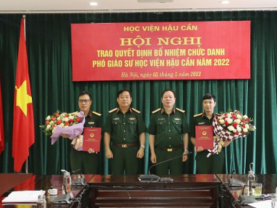 HỌC VIỆN TRAO QUYẾT ĐỊNH BỔ NHIỆM CHỨC DANH PHÓ GIÁO SƯ NĂM 2022