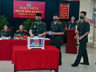 TIỂU ĐOÀN 4 CHỈ ĐẠO ĐẠI HỘI LÀM TRƯỚC CẤP LIÊN CHI ĐOÀN