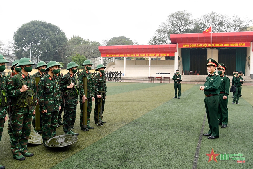 ĐẠI TƯỚNG PHAN VĂN GIANG LÀM VIỆC VỚI HỌC VIỆN HẬU CẦN