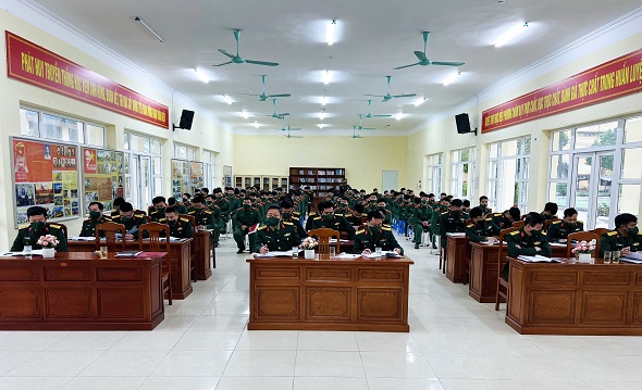 TIỂU ĐOÀN 3, HỌC VIỆN HẬU CẦN TỔ CHỨC HỘI NGHỊ SƠ KẾT  HỌC KÌ I NĂM HỌC 2021-2022