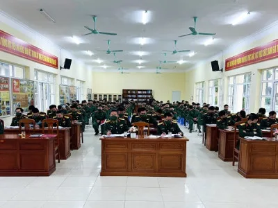 TIỂU ĐOÀN 3, HỌC VIỆN HẬU CẦN TỔ CHỨC HỘI NGHỊ SƠ KẾT  HỌC KÌ I NĂM HỌC 2021-2022