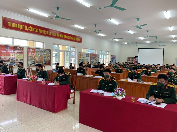 TIỂU ĐOÀN 1, HỌC VIỆN HẬU CẦN TỔ CHỨC HỘI NGHỊ SƠ KẾT  HỌC KÌ I NĂM HỌC 2021-2022